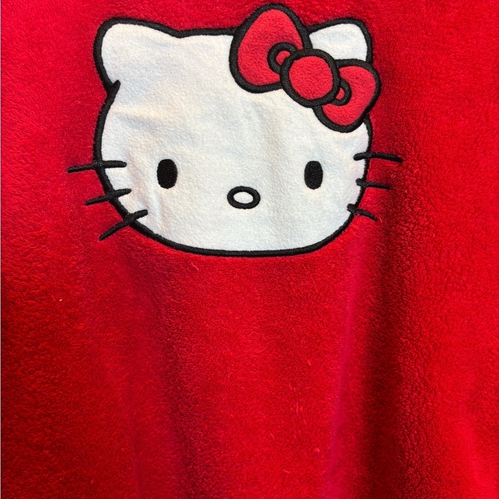 Hello Kitty Red Fleece Sweater - Picture 10 of 10